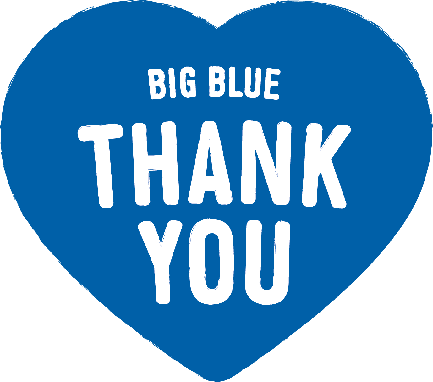 Big Blue Thank You Logo